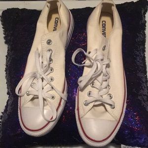 White Low Top Converse